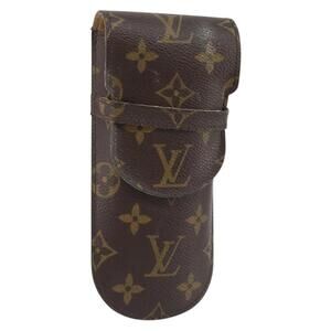 LOUIS VUITTON Monogram Etui Stilo Pen Case M62990 LV Auth BA9442